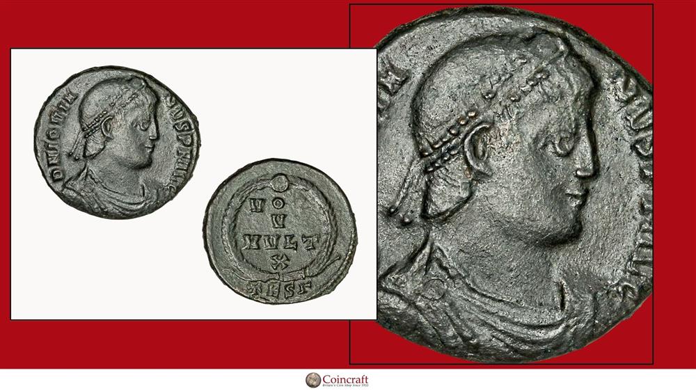 Roman Coin Dedicated to Jovian (former Roman Emperor) - Coincraft